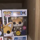 Funko POP! Sonic The Hedgehog 978 Tails Flocked Chase Specialty Series