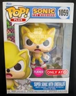 FUNKO POP! Sonic The Hedgehog Super Sonic With Emeralds #1059 Vinyl Figure Gold