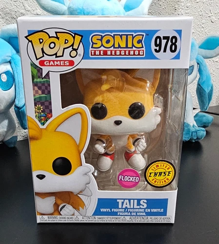 Funko POP! Sonic the Hedgehog Tails 978 (Flocked Chase)