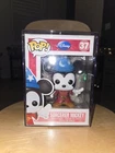 Funko Pop Sorcerer Mickey 37 Disney VAULTED W/ Hard Protector