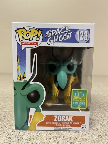 Funko Pop Space Ghost Zorak 2016 Summer Convention #123 🔥 🔥 🔥