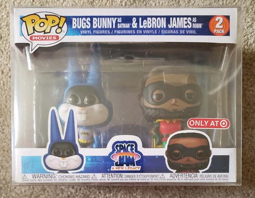 Funko POP! Space Jam - Bugs Bunny Batman & Lebron James Robin - Target Exclusive