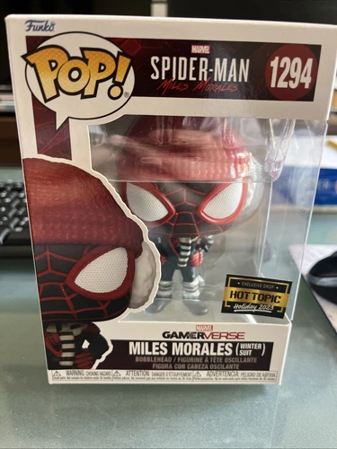 Funko Pop! - Spider-Man Miles Morales Miles Morales (Winter Suit) 1294 Hot Topic