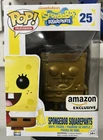 Funko Pop Spongebob Squarepants #25 - Gold - Amazon Exclusive New