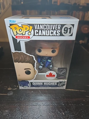 Funko POP Sports NHL Hockey 3.75 Vinyl Figure Quinn Hughes #91 Canada Exclusive