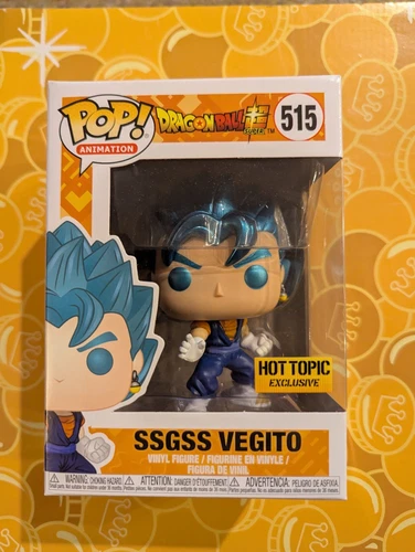 Funko Pop! SSGSS Vegito #515 Hot Topic Exclusive Metallic