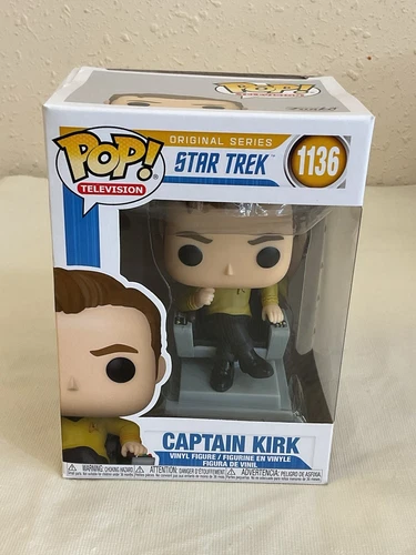 Funko Pop! Star Trek - Captain Kirk Sitting In Chair Vinyl Figure 1136
