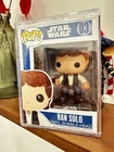 Funko POP! Star Wars #03 Han Solo Authentic Blue Box Large Print Rare Vaulted