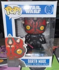 Funko Pop! Star Wars 09 Darth Maul Blue Box Large Font 2012 w/Protector
