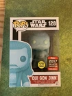 Funko Pop Star Wars #128 Qui Gon Jinn (GITD) (17’ Galactic Convention Ex)