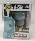 Funko Pop Star Wars 128 Qui Gon Jinn Holographic GITD SW Celebration
