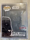 Funko Pop! Star Wars #157 Darth Vader Futura Art Series Sealed in Hard Stack