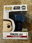 FUNKO POP STAR WARS 2019 BLUE CHROME PRINCESS LEIA CELEBRATION LIMITED EDITION