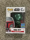 Funko Pop! Star Wars 297 Boba Fett Green Chrome 2019 SDCC Collectible Figure Toy