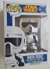 Funko Pop Star Wars 38 Biker Scout Brand New Free UK Delivery