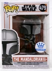 Funko Pop! Star Wars 479 The Mandalorian with Beskar Staff Vinyl Figure New