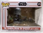 Funko Pop! Star Wars 579 The Mandalorian on Speeder (with Grogu) Vinyl Figure