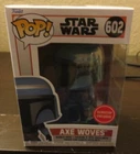 Funko Pop! Star Wars #602 The Mandalorian Axe Woves GameStop Exclusive