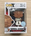 Funko Pop Star Wars Admiral Ackbar #617 + Free Protector