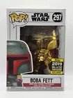 Funko POP! Star Wars BOBA FETT #297 Gold- 2019 Galactic Convention Exclusive