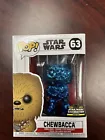 Funko Pop Star Wars CHEWBACCA #63 Blue Chrome Ltd 2,500 Celebration Chicago