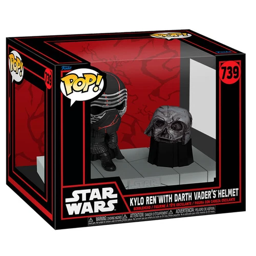 Funko Pop!: Star Wars: Dark Side - Kylo Ren with Darth Vader's Helmet #739