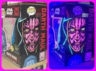 Funko POP Star Wars - Darth Maul 740 Excl. HAND PAINTED Artwork Sketched on box