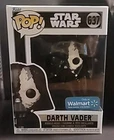 Funko Pop! Star Wars Darth Vader Battle Damage Helmet Walmart #637 in Protector