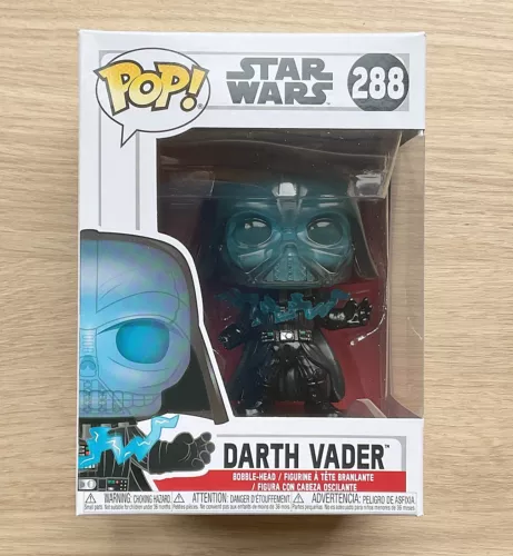 Funko Pop Star Wars Darth Vader Electrocuted #288 + Free Protector