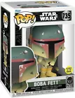 Funko Pop Star Wars Fett Legacy - Boba Fett (ROTJ) GITD Figure w/ Protector