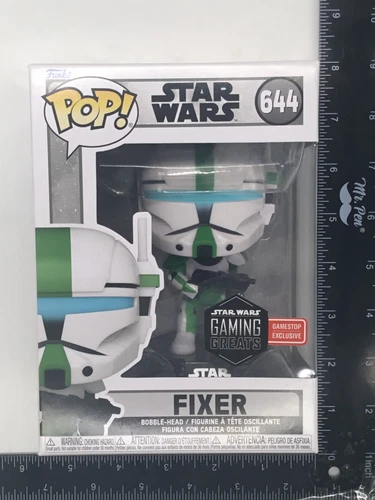 Funko Pop! Star Wars Fixer #644 Gaming Greats GameStop Exclusive B01