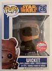 Funko Pop STAR WARS FLOCKED WICKET #26 Fugitive Toys Exclusive