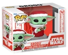 Funko POP! Star Wars Holiday #747 Grogu (aka Baby Yoda) With Holiday Cookies - N