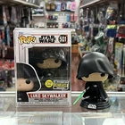 Funko POP! Star Wars Luke Skywalker  Mandalorian #501 GITD EE Exclusive w/ Case
