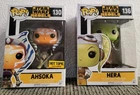 Funko Pop Star Wars Rebels #130 #136 HERA & ASHOKA hot topic Exclusive