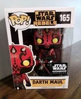 Funko POP! Star Wars Rebels DARTH MAUL #165 Smuggler's Bounty with Protector