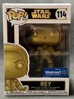 Funko Pop! Star Wars Rey #114 Gold Walmart Exclusive NIB Disney