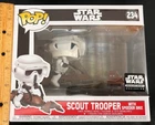 Funko Pop! Star Wars Scout Trooper With Speeder Bike 234 Smuggler's Bounty AA