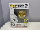 Funko Pop Star Wars Stormtrooper Gold Chrome Galactic Convention #296 Protector