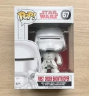 Funko Pop Star Wars The Last Jedi First Order Snowtrooper #67 + Free Protector