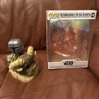 Funko Pop Star Wars | The Mandalorian and The Child on Bantha #416