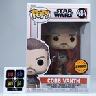 Funko Pop! Star Wars The Mandalorian Cobb Vanth Unmasked Chase Edition #484