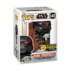 Funko Pop! Star Wars: The Mandalorian Dark Trooper with Grogu 488 Vinyl Figure