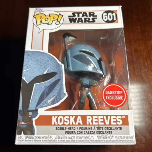 FUNKO POP STAR WARS THE MANDALORIAN KOSKA REEVES EXCLUSIVE 601 NEW 2023 READ
