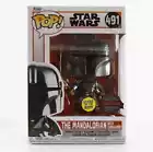 Funko POP! Star Wars The Mandalorian - Mandalorian with DarkSaber GITD Exclusive