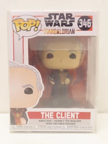 Funko Pop Star Wars The Mandalorian The Client Vinyl Bobble-Head Figure #346