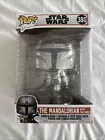 Funko Pop Star Wars The Mandalorian With The Child 10” Chrome Bobble-Head #380⭐️