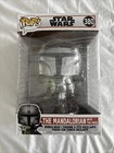 Funko Pop Star Wars The Mandalorian With The Child 10” Chrome Bobble-Head #380⭐️