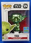 Funko Pop! Star Wars Yoda Green Chrome 2019 LE SDCC Bobble-Head #124