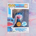 💎 FUNKO POP ! STITCH With RECORD PLAYER ~ CHASE Open Mouth Exclusive 1048 💙